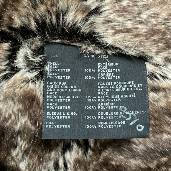 MARC JACOBS Navy Blue Faux Fur lined jacket - Picture 9 of 9